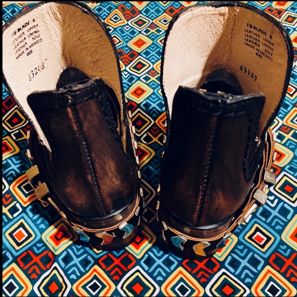 SOLD🍒FREEBIRD Blade Bootie - Brown/Black - Size 6 - Picture 5 of 11